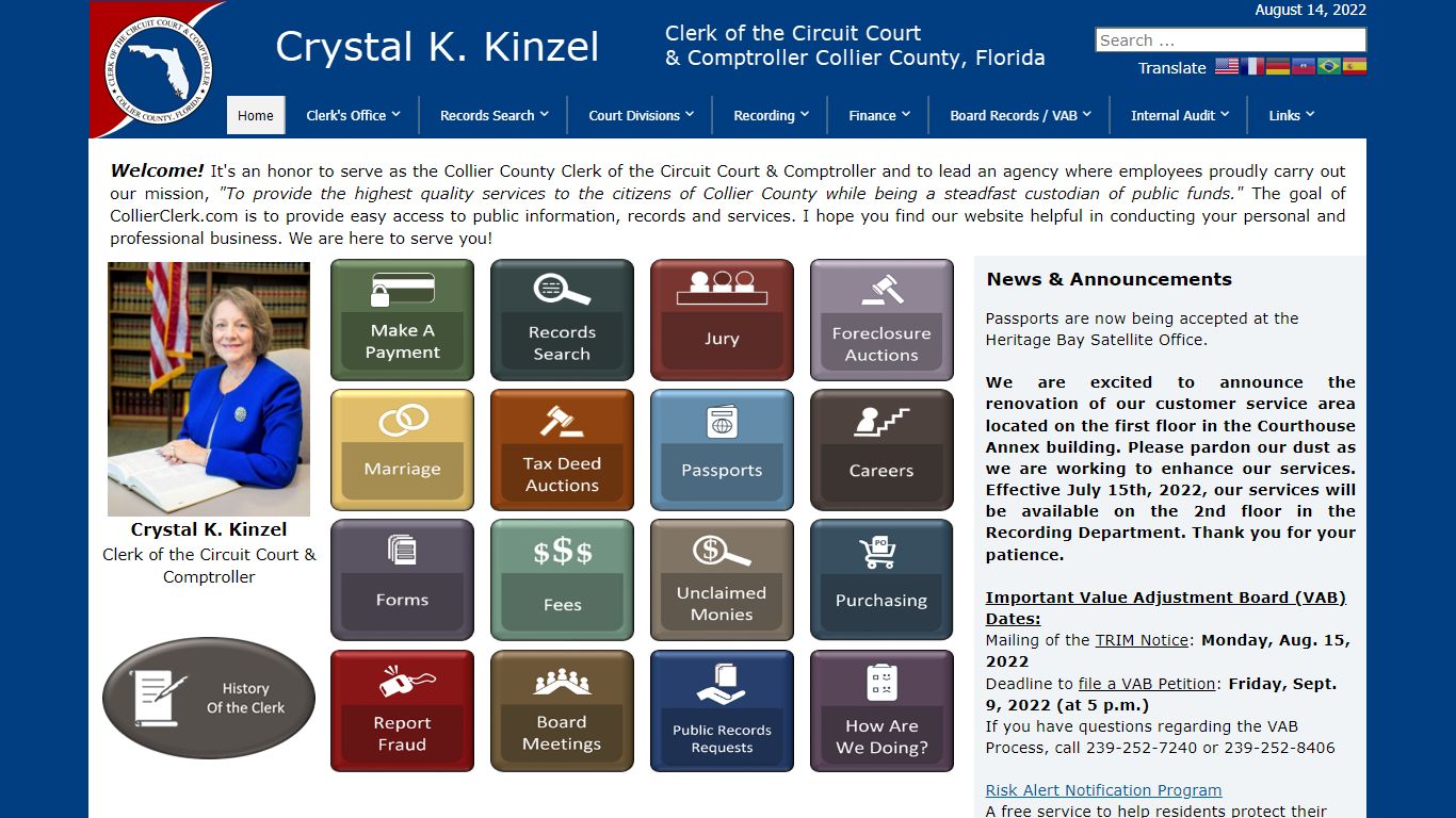 Collier County - CommonAccess Accessibility Link
